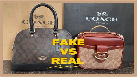 coach bag how to spot fake|are coach bags real leather.